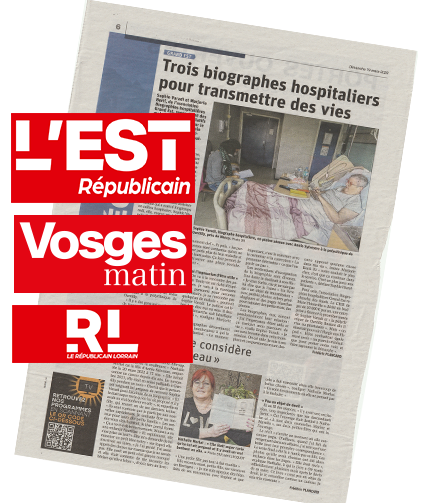 Photo de l'article paru dans l'Est Républicain, Vosges Matin et Le Républicain Lorrain